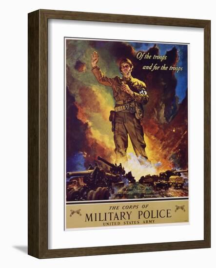 The Corps of Military Police Recruitment Poster-Jes Schlaikjer-Framed Giclee Print