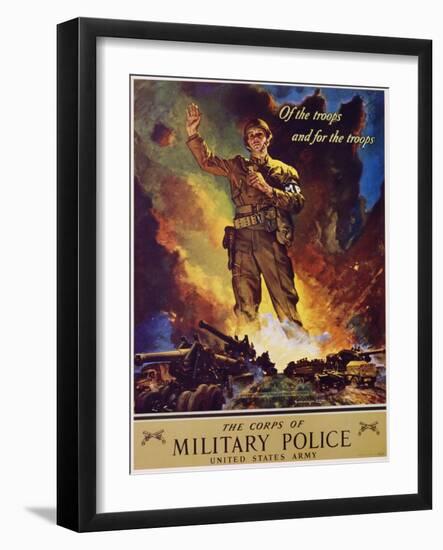 The Corps of Military Police Recruitment Poster-Jes Schlaikjer-Framed Giclee Print