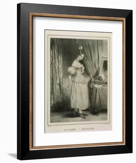 The Corset-Achille Deveria-Framed Giclee Print