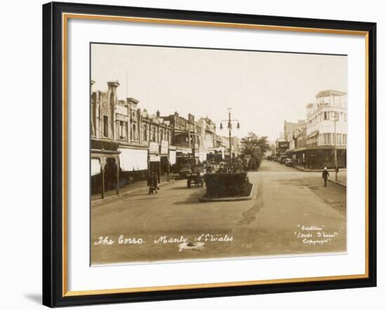 The Corso, Manly, Sydney, New South Wales, Australia-null-Framed Photographic Print