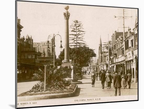 The Corso, Manly, Sydney, New South Wales, Australia-null-Mounted Photographic Print