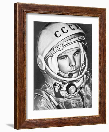 The Cosmonaut Yuri Gagarin-null-Framed Photographic Print