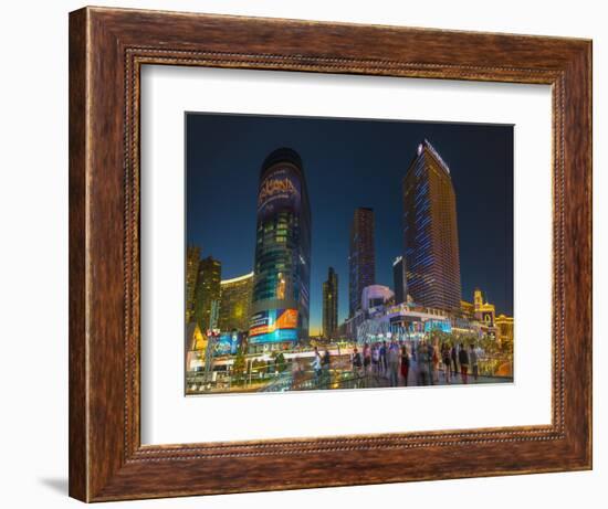 The Cosmopolitan on Right and Citycenter on Left-Alan Copson-Framed Photographic Print