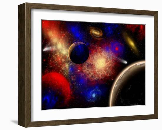 The Cosmos Is a Place of Outstanding Natural Beauty and Wonder-Stocktrek Images-Framed Photographic Print