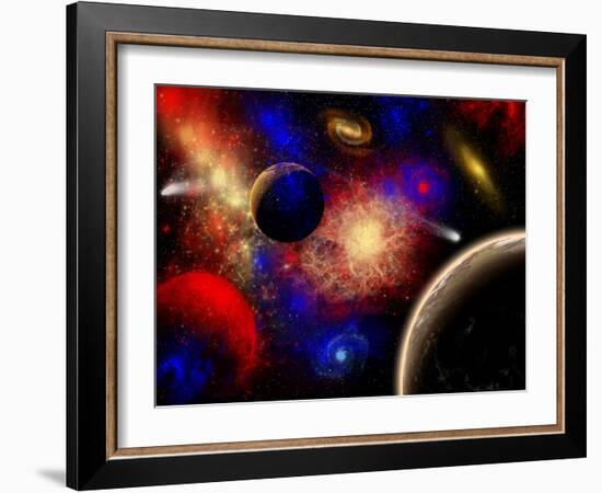The Cosmos Is a Place of Outstanding Natural Beauty and Wonder-Stocktrek Images-Framed Photographic Print