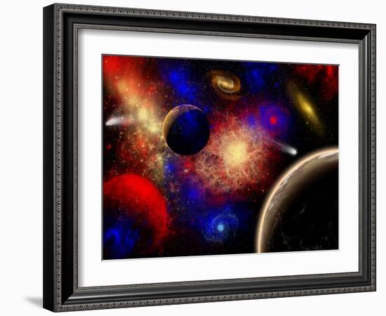 The Cosmos Is a Place of Outstanding Natural Beauty and Wonder-Stocktrek Images-Framed Photographic Print