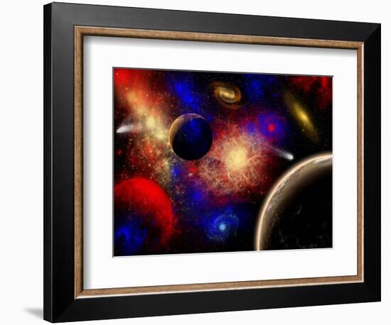 The Cosmos Is a Place of Outstanding Natural Beauty and Wonder-Stocktrek Images-Framed Photographic Print