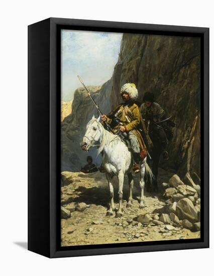 The Cossack-Alfred Kowalski-Framed Premier Image Canvas