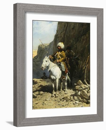 The Cossack-Alfred Kowalski-Framed Giclee Print