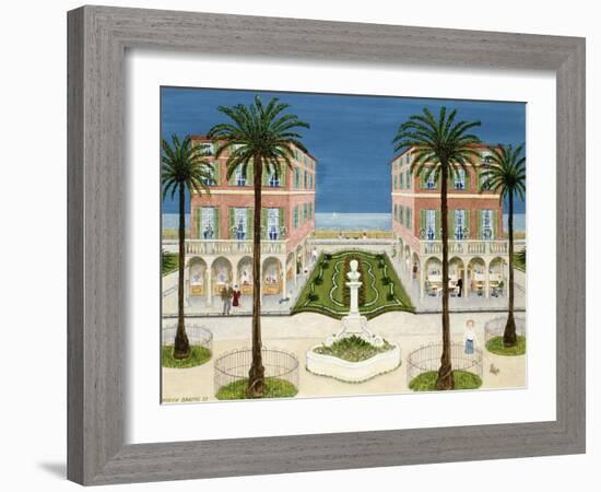 The Cote d'Azur, 1981-Mark Baring-Framed Giclee Print