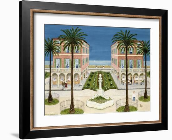 The Cote d'Azur, 1981-Mark Baring-Framed Giclee Print