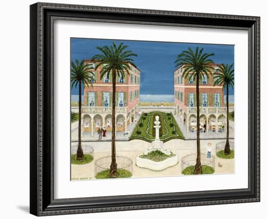 The Cote d'Azur, 1981-Mark Baring-Framed Giclee Print