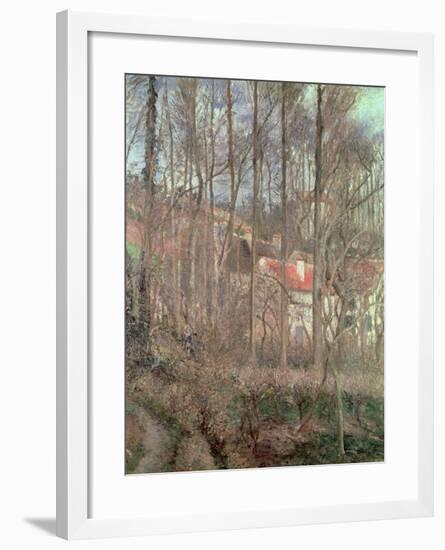 The Cote des Boeufs at L'Hermitage, Pontoise, 1877-Camille Pissarro-Framed Giclee Print