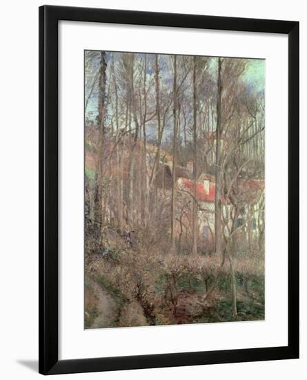 The Cote des Boeufs at L'Hermitage, Pontoise, 1877-Camille Pissarro-Framed Giclee Print