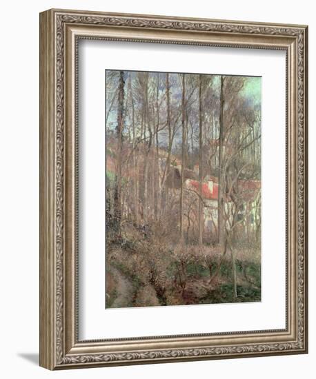 The Cote des Boeufs at L'Hermitage, Pontoise, 1877-Camille Pissarro-Framed Giclee Print