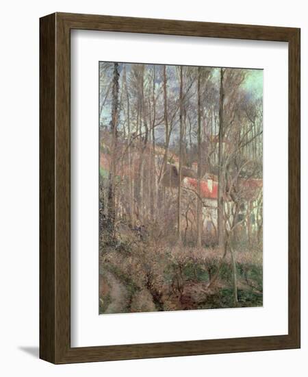 The Cote des Boeufs at L'Hermitage, Pontoise, 1877-Camille Pissarro-Framed Giclee Print