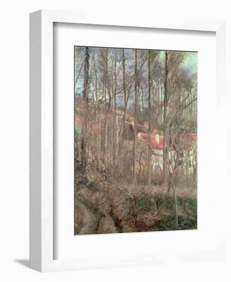 The Cote des Boeufs at L'Hermitage, Pontoise, 1877-Camille Pissarro-Framed Giclee Print