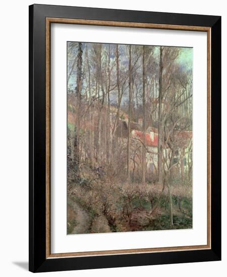 The Cote des Boeufs at L'Hermitage, Pontoise, 1877-Camille Pissarro-Framed Giclee Print