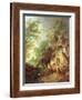 The Cottage Door, 1780s-Thomas Gainsborough-Framed Giclee Print