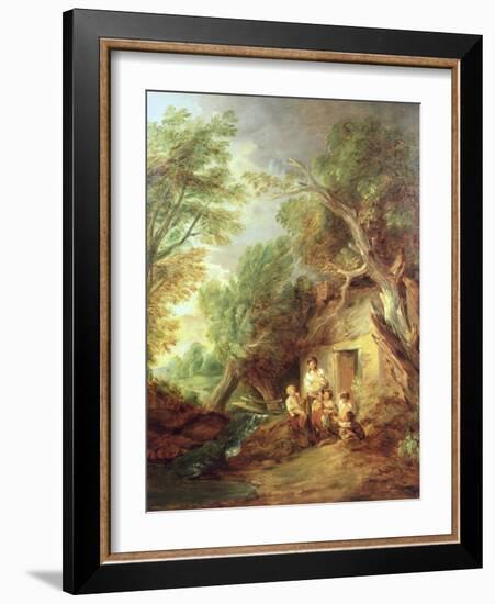 The Cottage Door, 1780s-Thomas Gainsborough-Framed Giclee Print