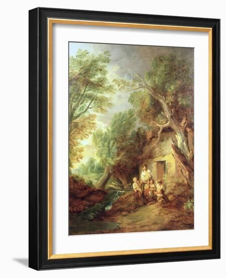 The Cottage Door, 1780s-Thomas Gainsborough-Framed Giclee Print