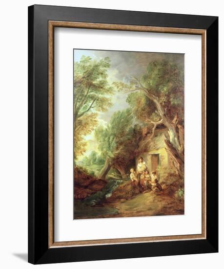 The Cottage Door, 1780s-Thomas Gainsborough-Framed Giclee Print