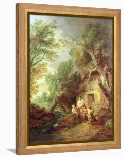 The Cottage Door, 1780s-Thomas Gainsborough-Framed Premier Image Canvas