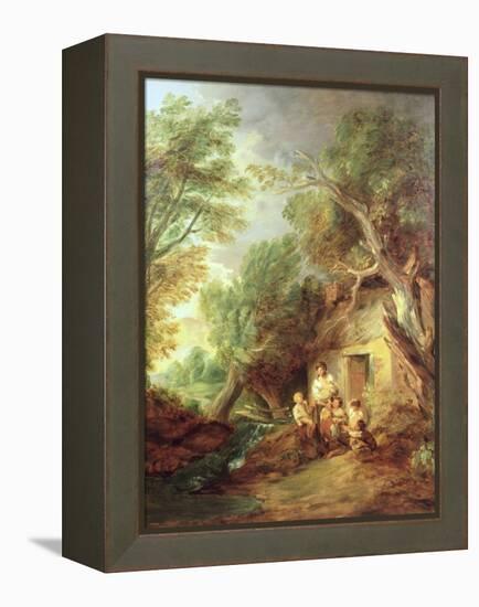 The Cottage Door, 1780s-Thomas Gainsborough-Framed Premier Image Canvas