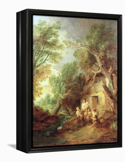 The Cottage Door, 1780s-Thomas Gainsborough-Framed Premier Image Canvas