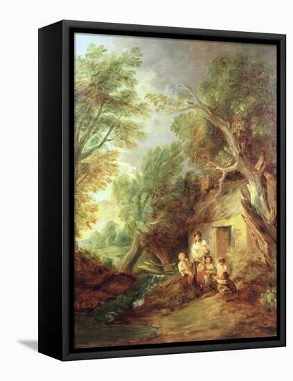 The Cottage Door, 1780s-Thomas Gainsborough-Framed Premier Image Canvas