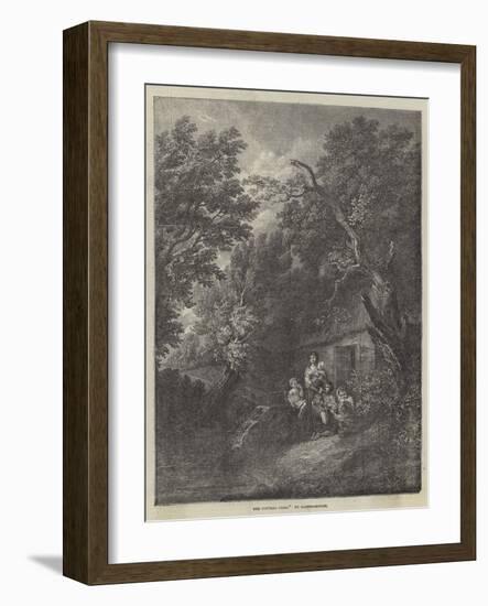 The Cottage Door-Thomas Gainsborough-Framed Giclee Print