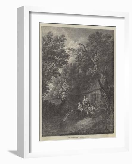 The Cottage Door-Thomas Gainsborough-Framed Giclee Print