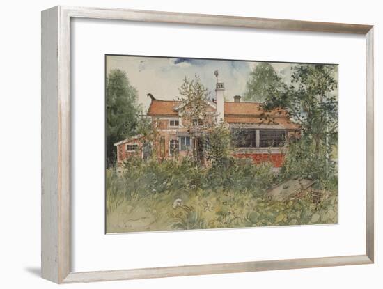 The Cottage, from 'A Home' Series, c.1895-Carl Larsson-Framed Giclee Print
