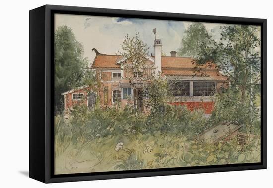 The Cottage, from 'A Home' Series, c.1895-Carl Larsson-Framed Premier Image Canvas