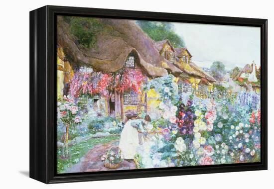 The Cottage Garden-David Woodlock-Framed Premier Image Canvas
