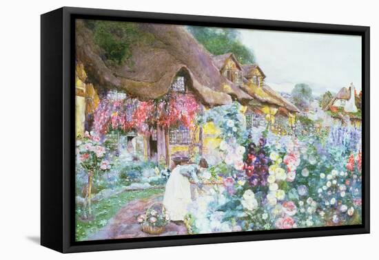 The Cottage Garden-David Woodlock-Framed Premier Image Canvas