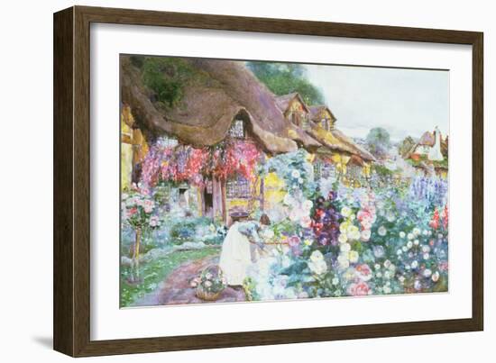 The Cottage Garden-David Woodlock-Framed Giclee Print
