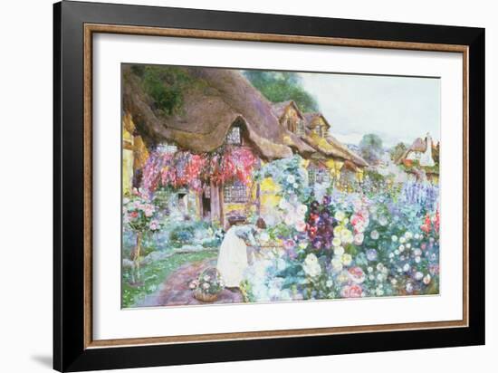 The Cottage Garden-David Woodlock-Framed Giclee Print