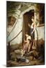 The Cottage Steps, 1861-Theodore Gerard-Mounted Giclee Print