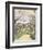 The Cottages of Auvers, 1872-73-Paul Cézanne-Framed Giclee Print