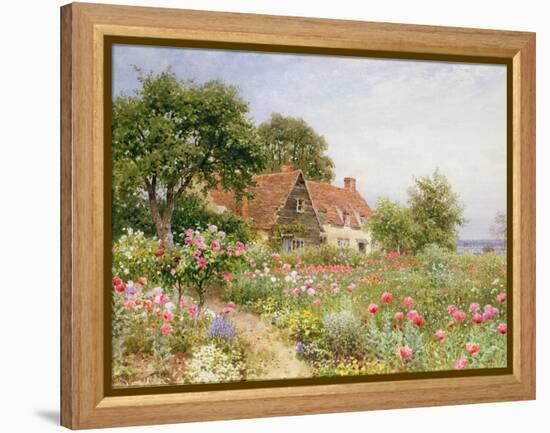 The Cottar's Pride - a Cottage Garden-Henry Sutton Palmer-Framed Premier Image Canvas