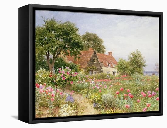 The Cottar's Pride - a Cottage Garden-Henry Sutton Palmer-Framed Premier Image Canvas