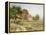 The Cottar's Pride - a Cottage Garden-Henry Sutton Palmer-Framed Premier Image Canvas