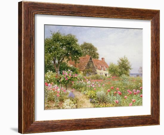 The Cottar's Pride - a Cottage Garden-Henry Sutton Palmer-Framed Giclee Print