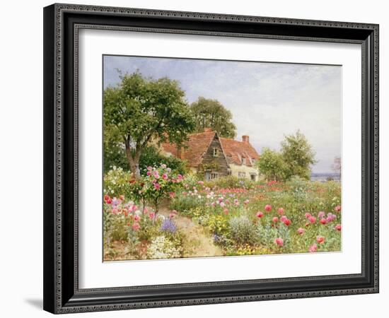 The Cottar's Pride - a Cottage Garden-Henry Sutton Palmer-Framed Giclee Print