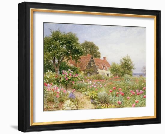 The Cottar's Pride - a Cottage Garden-Henry Sutton Palmer-Framed Giclee Print