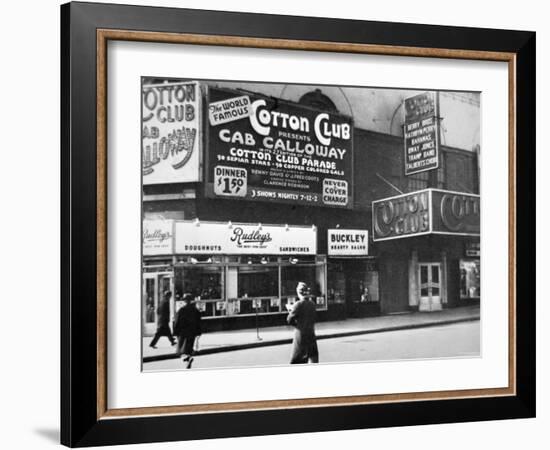 The Cotton Club in Harlem, New York City, c.1930-American Photographer-Framed Photographic Print