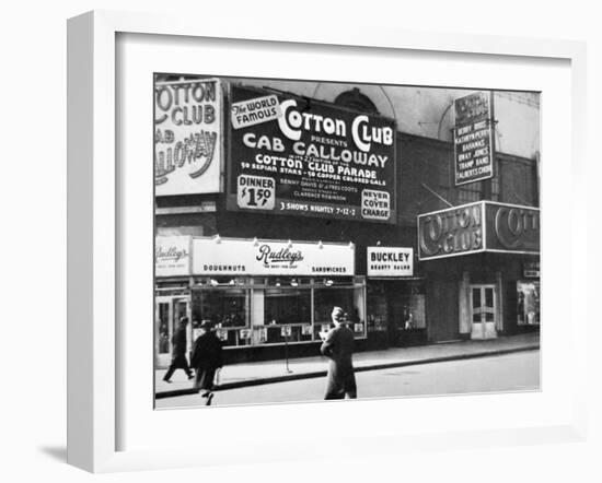 The Cotton Club in Harlem, New York City, c.1930-American Photographer-Framed Photographic Print