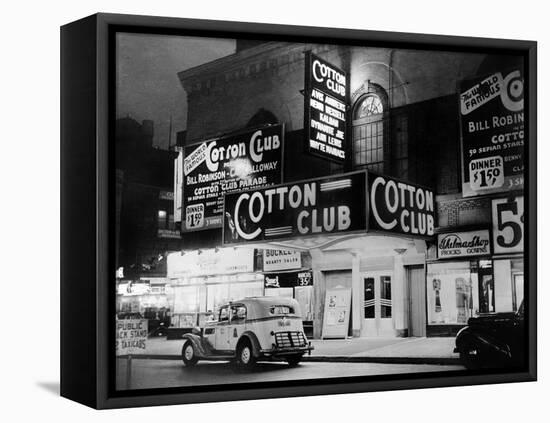 The Cotton Club in Harlem (New York) in 1938-null-Framed Stretched Canvas