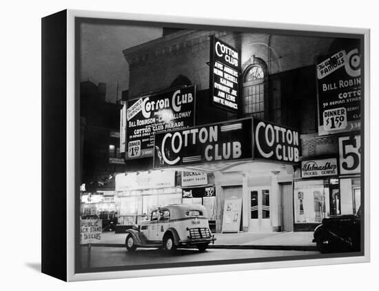The Cotton Club in Harlem (New York) in 1938-null-Framed Stretched Canvas